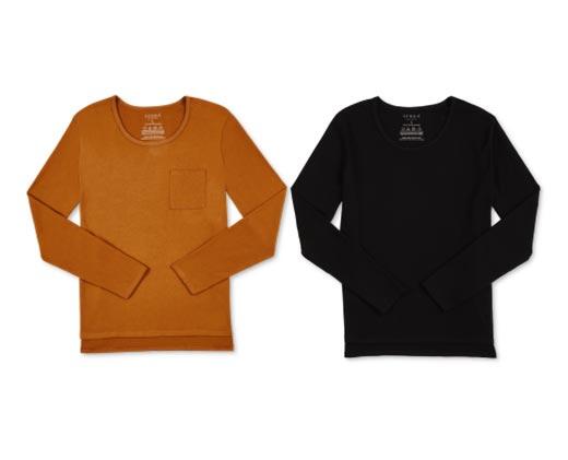 Serra 
 Ladies' 2-Pack Relaxed Long-Sleeve T-Shirts
