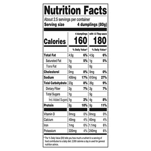 Organic Tofu & Vegetable Vegan Dumplings, 9 oz