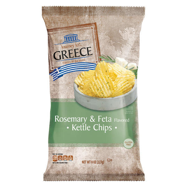 Journey To... Gluten Free Rosemary & Feta Kettle Chips
