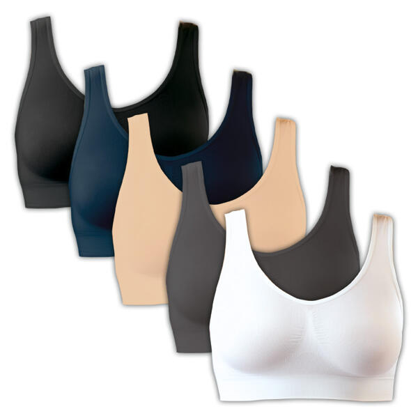 Komfort-BH 5er-Pack