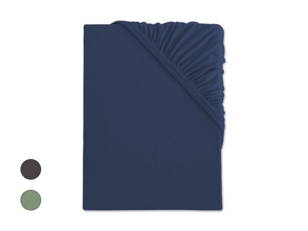 Jersey-Spannleintuch, ca. 180-200 x 200 cm