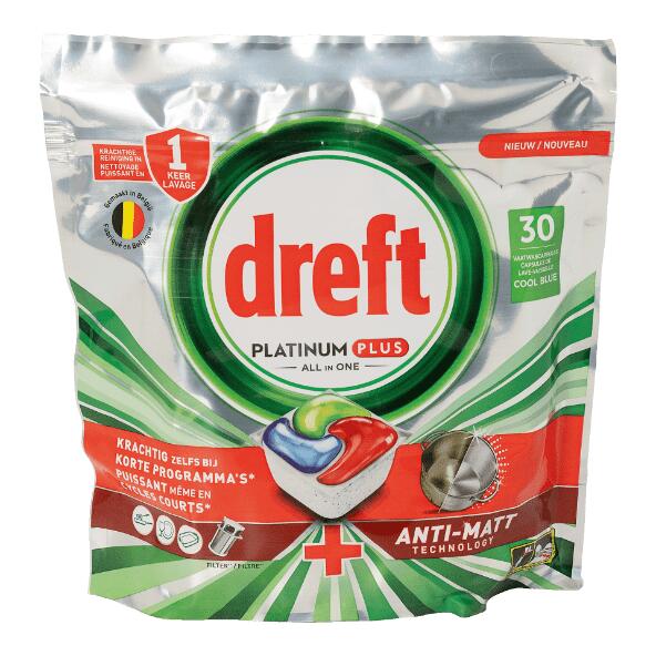 DREFT(R) 				Platinum plus-vaatwastabletten, 150 st.