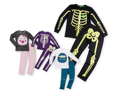 Linge de nuit pour enfants "glow in the dark" HALLOWEEN