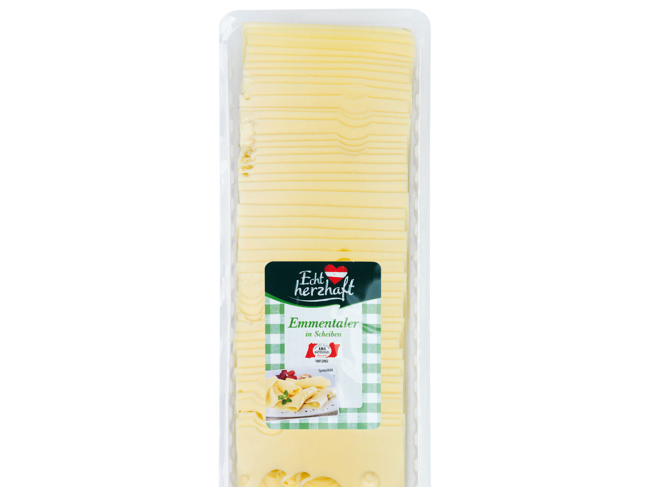 ECHT HERZHAFT Emmentaler in Scheiben