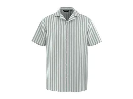 ESMARA MEN Men's Striped Linen Shirt