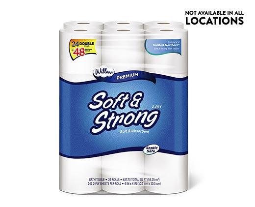 Willow 
 24 Double Roll Bath Tissue