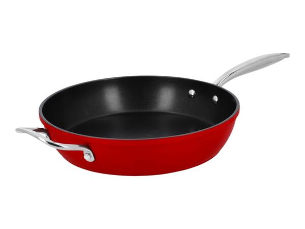 Silvercrest Red Cast Aluminium Frying Pan