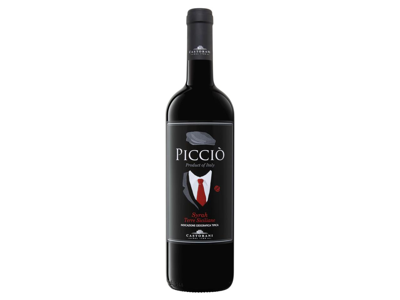 Picciò Syrah Terre Siciliane IGT 13.5%