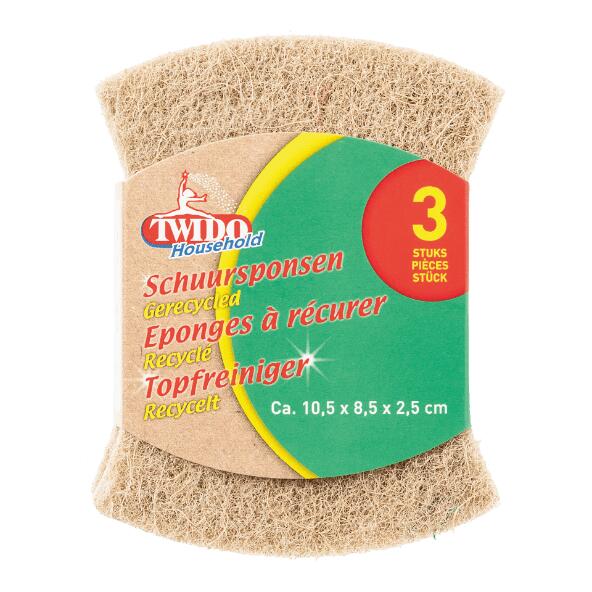 TWIDO HOUSEHOLD(R) 				Topfkratzer oder Spültücher, 3 St.