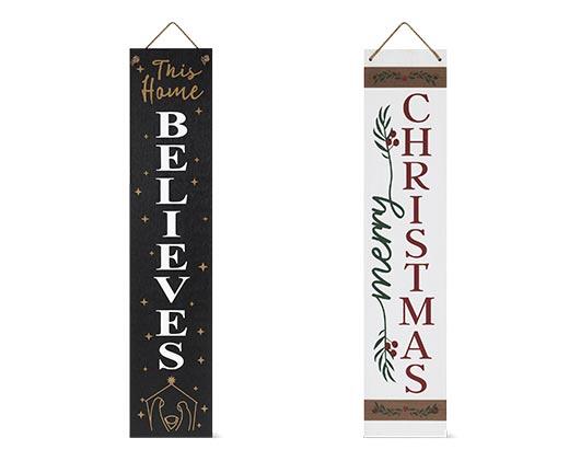 Merry Moments Reversible Porch Sign