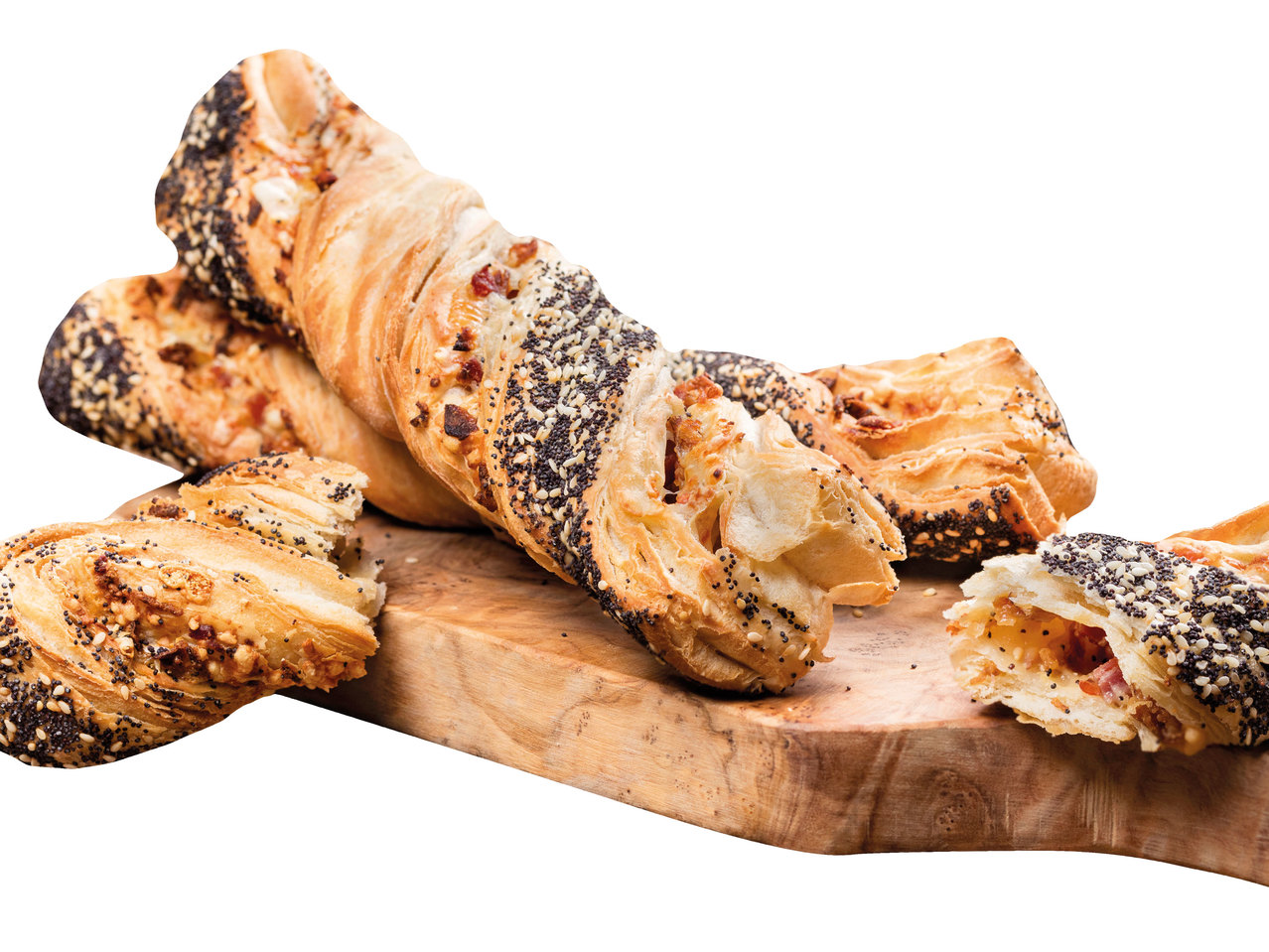 Schinken-Zwiebel-Knusperstange