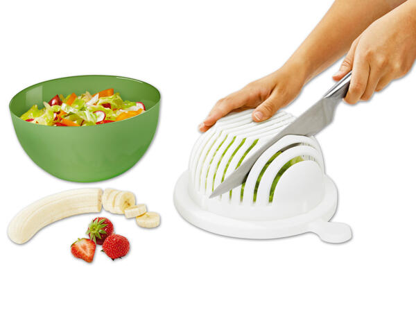 Salatschneidehilfe