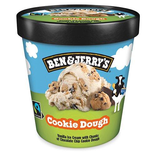 BEN & JERRY'S Assortiment, cookie dough
