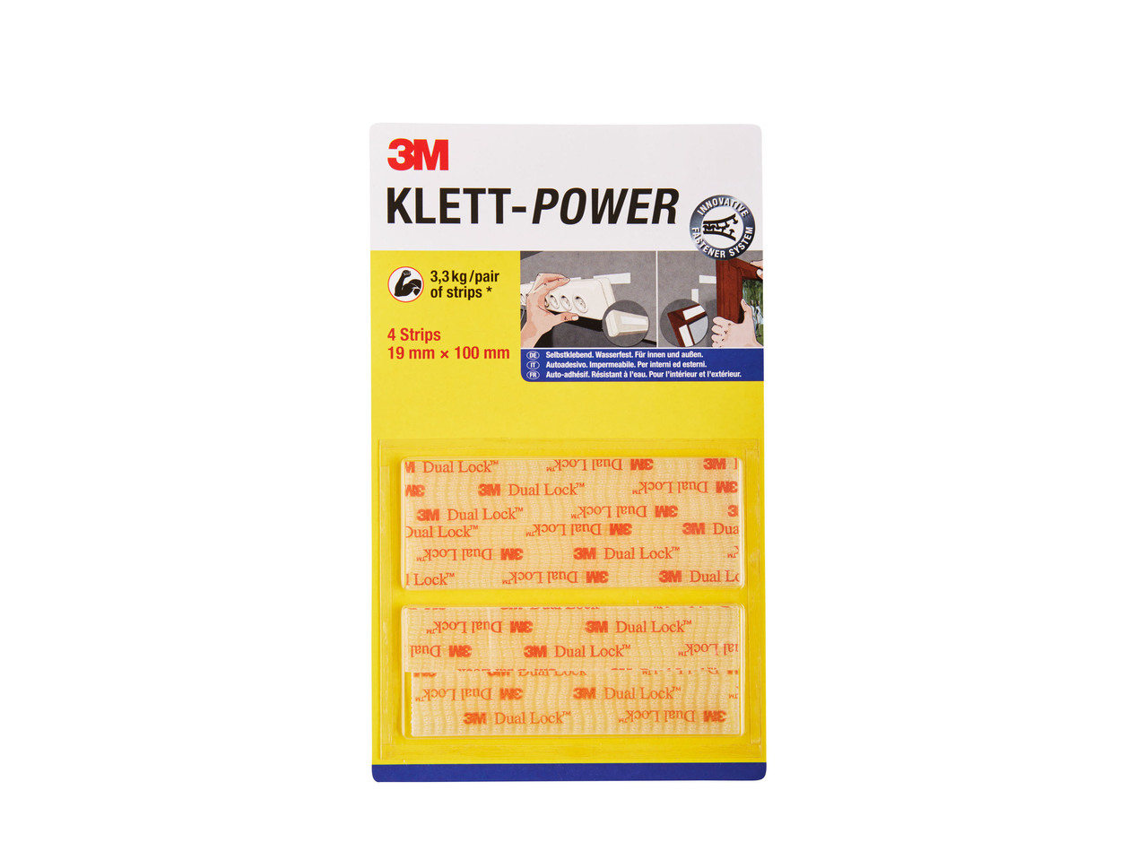 Multi-Purpose Hook and Loop Self-Adhesive Pads or Strips