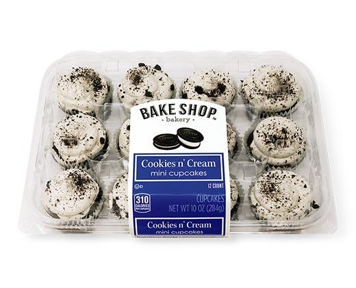 Bake Shop 
 Cookies and Cream Mini Cupcakes