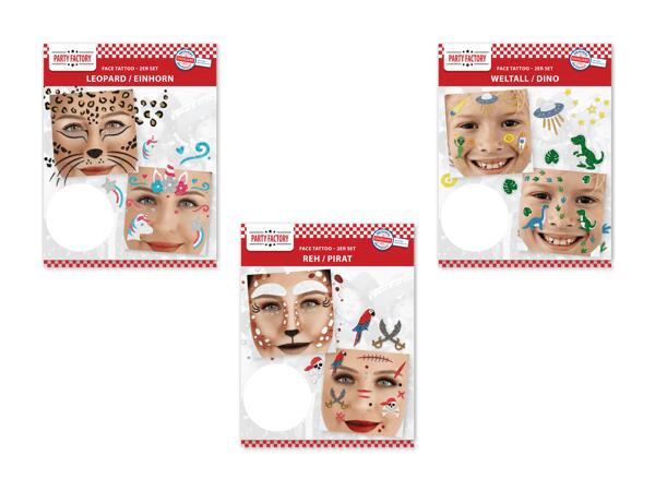 Gesichtstattoo-Set