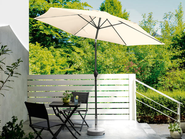 Parasol avec manivelle