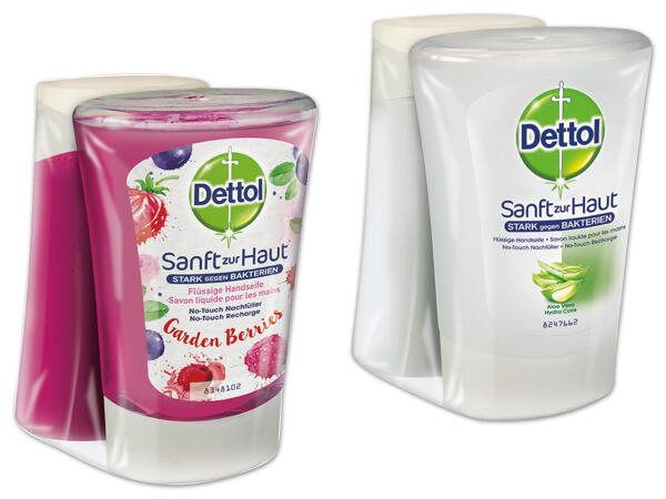 Dettol No-Touch Flüssigseife Nachfüller Doppelpack