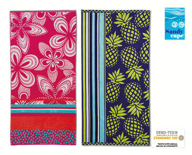 Velour Jacquard Beach Towel