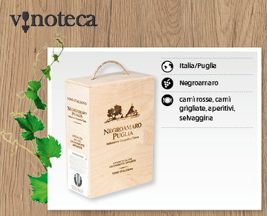 Negroamaro Puglia IGT BAG-IN-WOOD