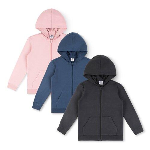 L&D Kinder-Basic-Sweatjacke