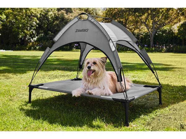 Dog Bed with Sun Shade