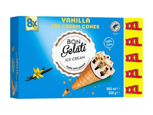 XXL Premium Vanilla Ice Cream Cones