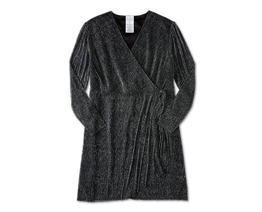 Serra Ladies Metallic Pleated or Velvet Dress