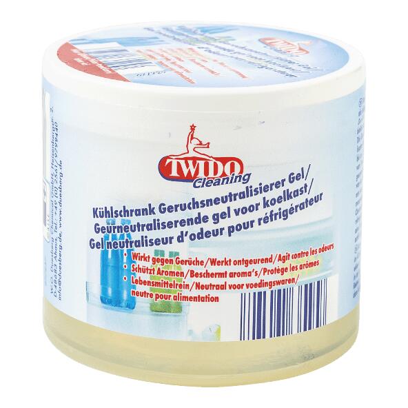 Geurneutraliserende gel of koelkastreiniger