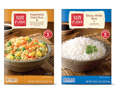 Fusia Vegetable Fried Rice or Sticky White Rice