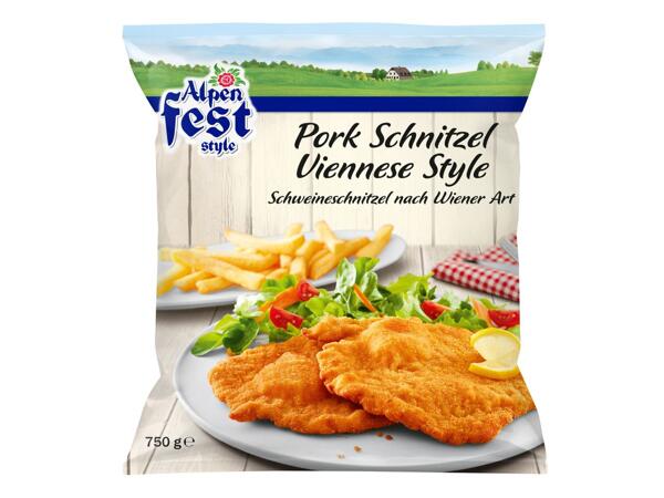 Pork Schnitzel Viennese Style