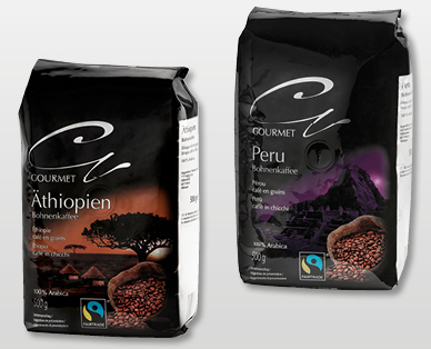GOURMET FAIRTRADE Max Havelaar Bohnen-Röstkaffee
