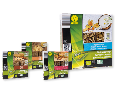 Barres croquantes bio NATURE ACTIVE BIO