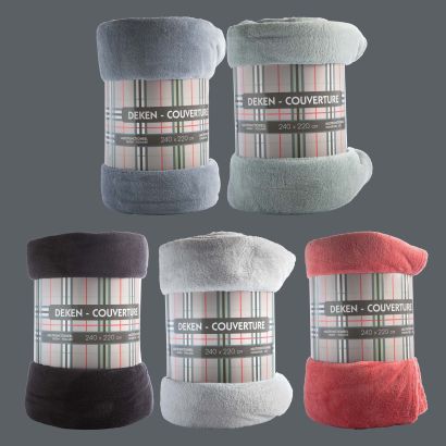 Coralfleece-Decke