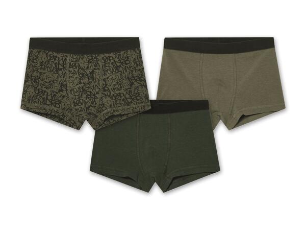 Kinder Slip, 4 Stück/Boxer, 3 Stück