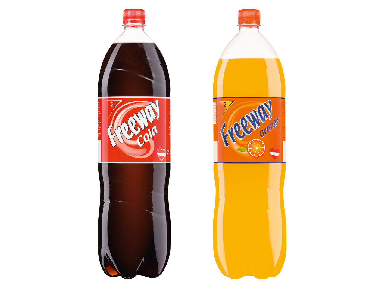 FREEWAY Cola oder Orangenlimonade