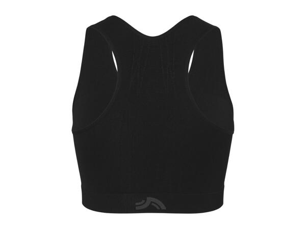CRIVIT Ladies' Black Sports Bra