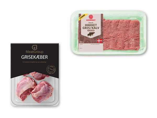 MADVÆRKET/GB MEATGROUP Hakket gris og kalv eller grisekæber