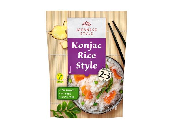 KONJAKOVÉ NUDLE / TĚSTOVINY VE TVARU RÝŽE V NÁLEVU
