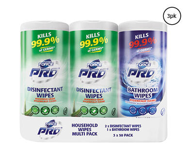 Power Force Pro Household Wipes Canister 3pk
