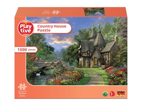Playtive 1500 Piece Puzzle - Country House