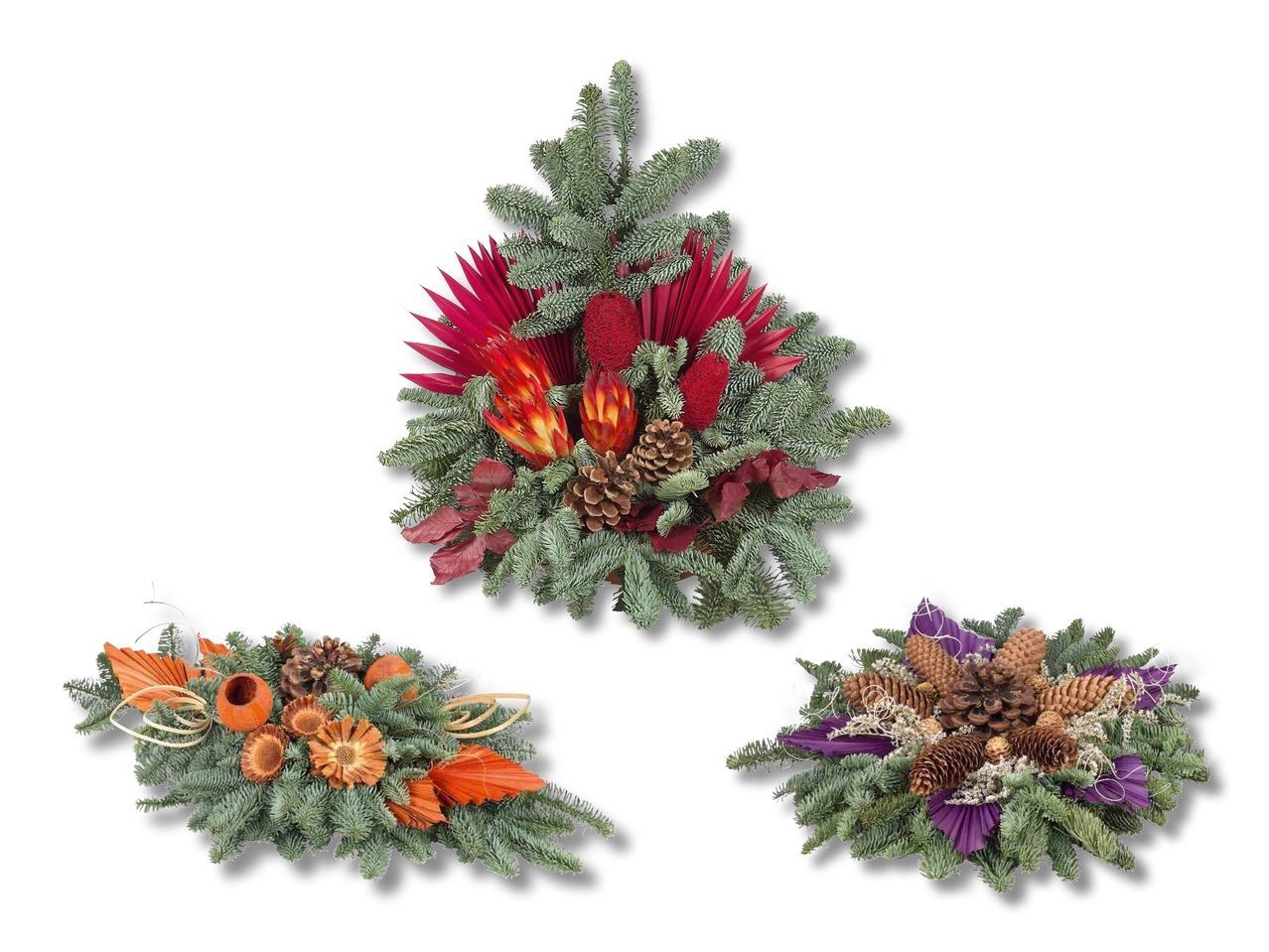 Corone e composizioni decorativE per tomba
