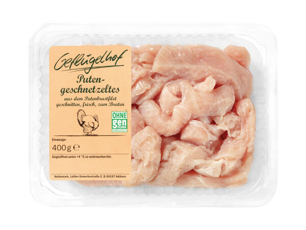 Frisches Puten-Geschnetzeltes
