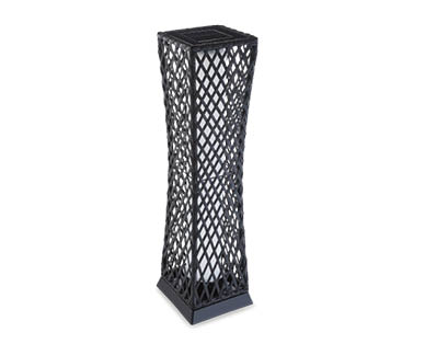Wicker Bollard Light