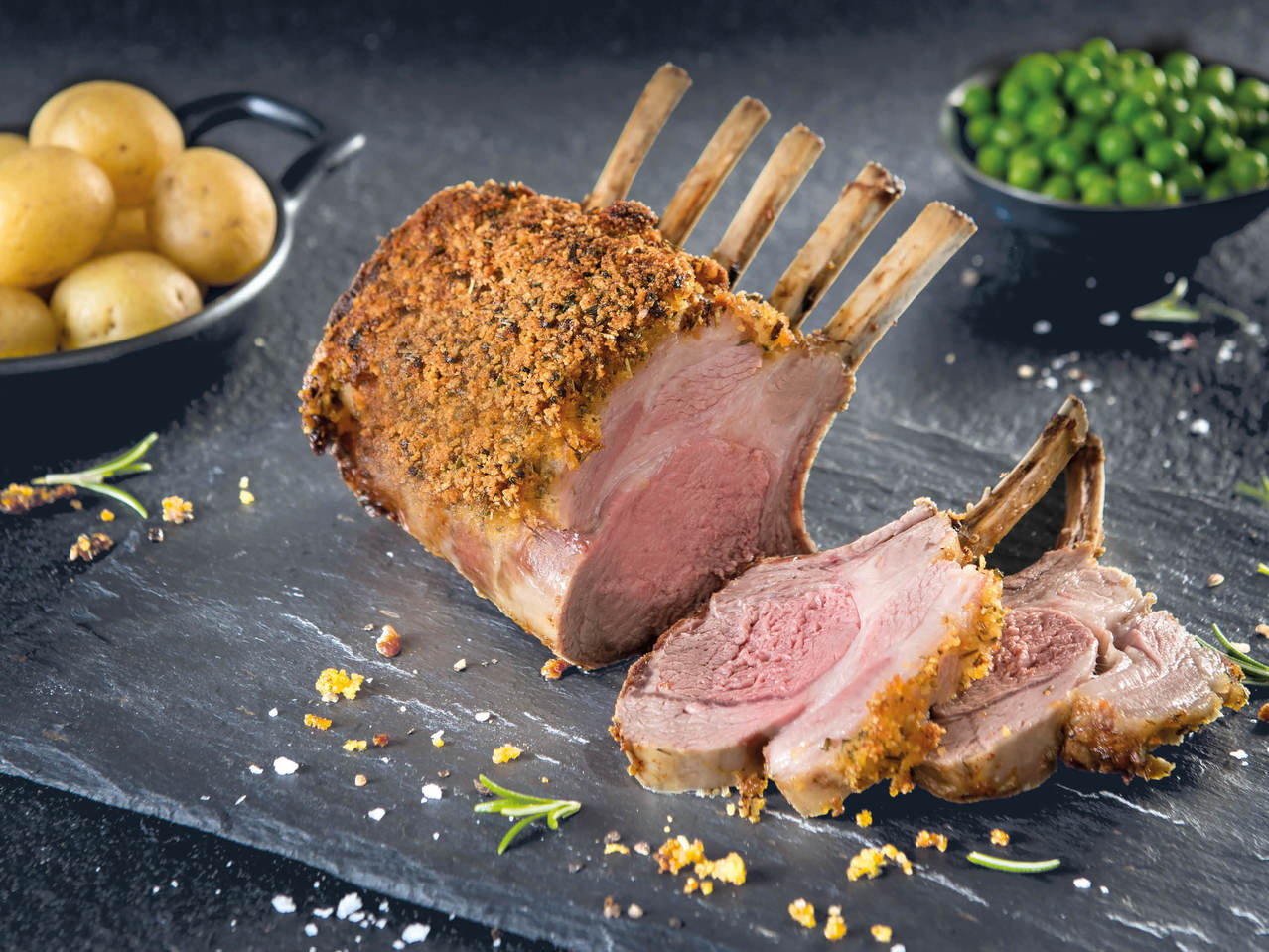 DELUXE Herb Crusted Rack of Lamb