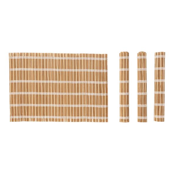 HOME CREATION(R) 				Bambus-Tischsets oder -Tischläufer
