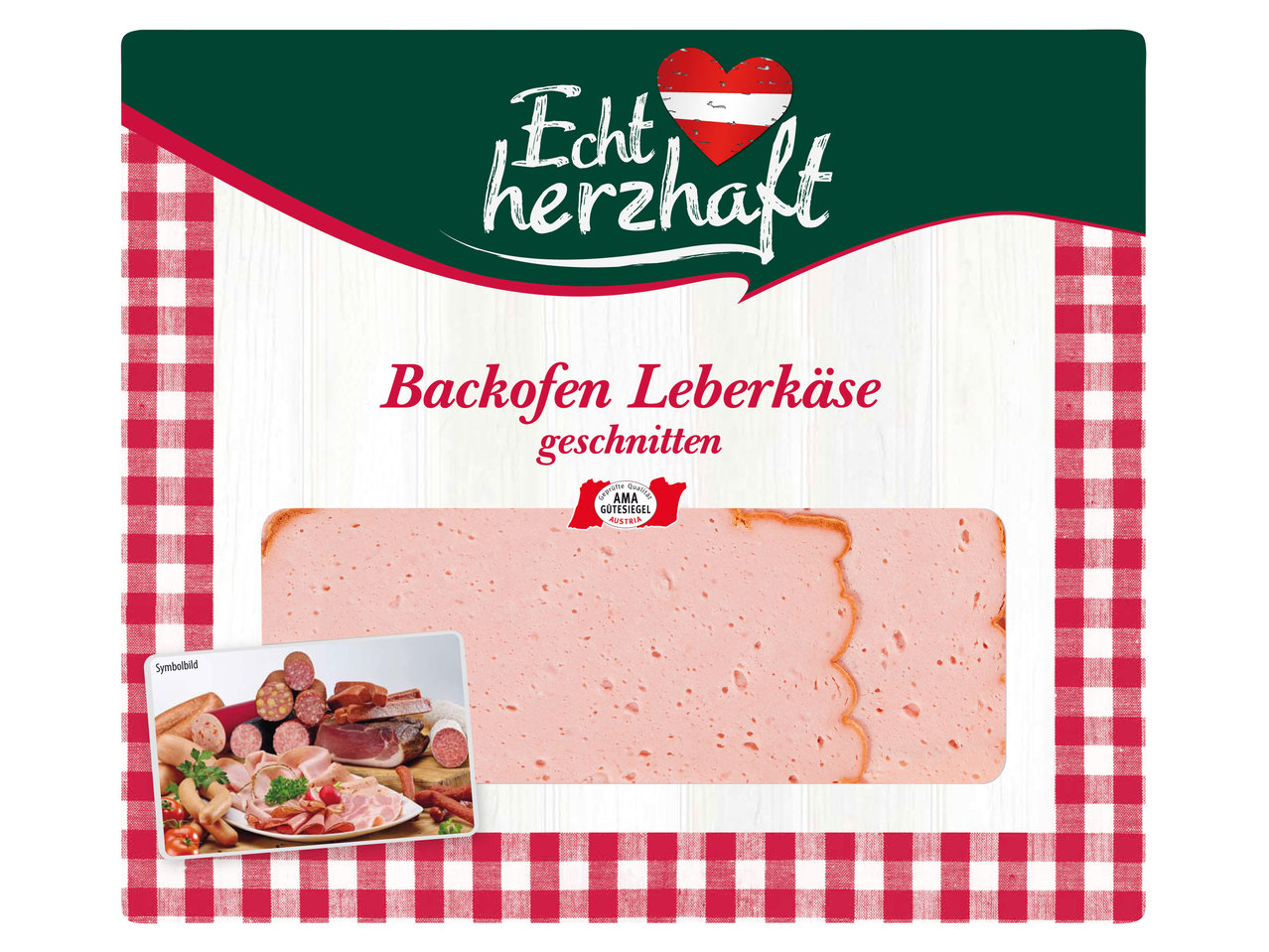 ECHT HERZHAFT Backofen Leberkäse