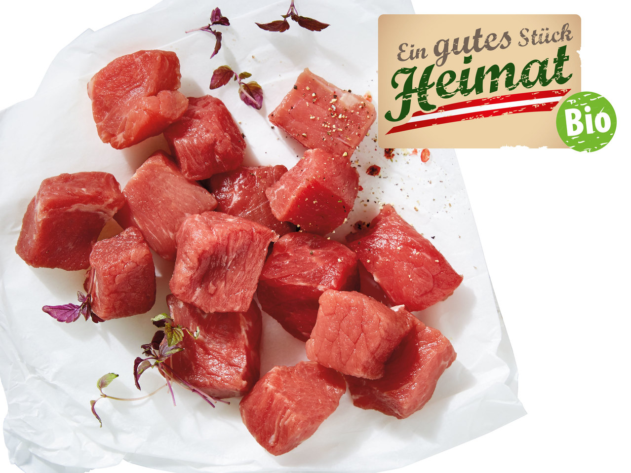 EIN GUTES STÜCK HEIMAT BIO Bio-Rindsgulaschfleisch