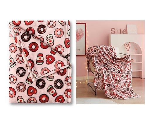 Huntington Home Valentine's Plush Throw