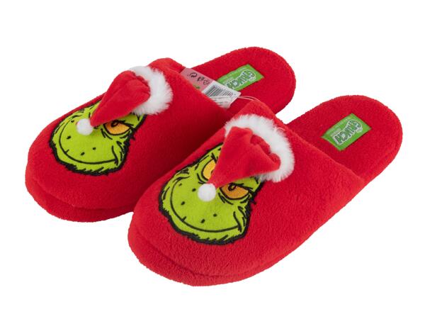 Grinch Adult Slippers